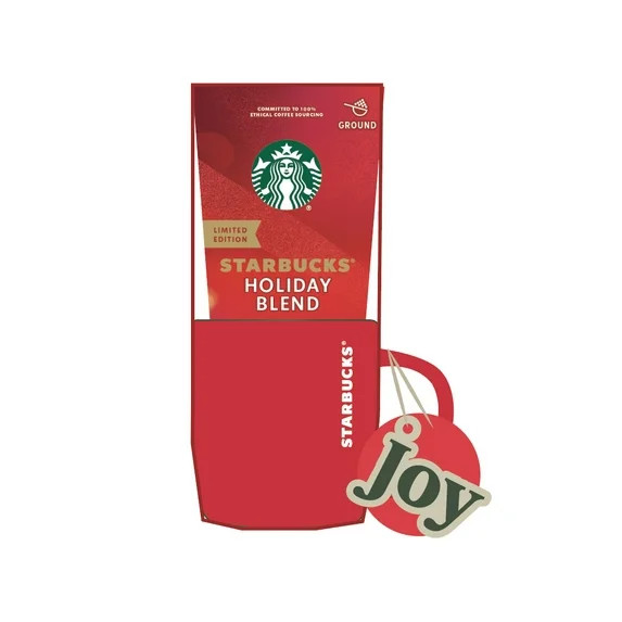 Starbucks Holiday Red Mug Gift Set with Holiday Blend Coffee - Walmart.com | Walmart (US)