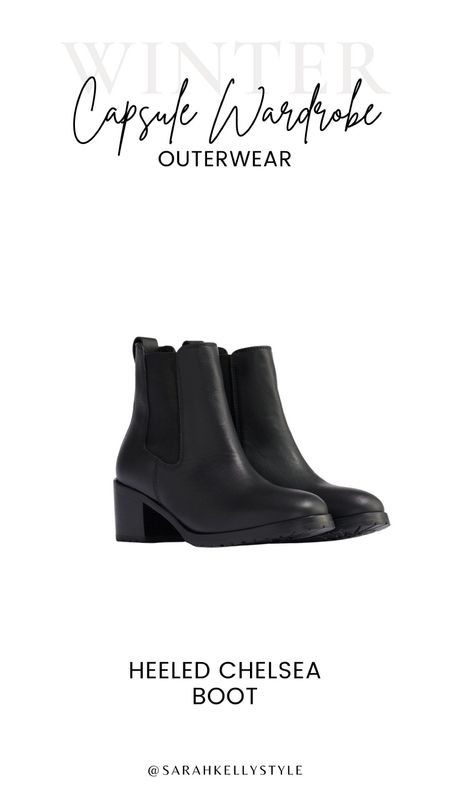 Winter capsule wardrobe, heeled chelsea boots, Sarah Kelly style 

#LTKHoliday #LTKSeasonal #LTKstyletip