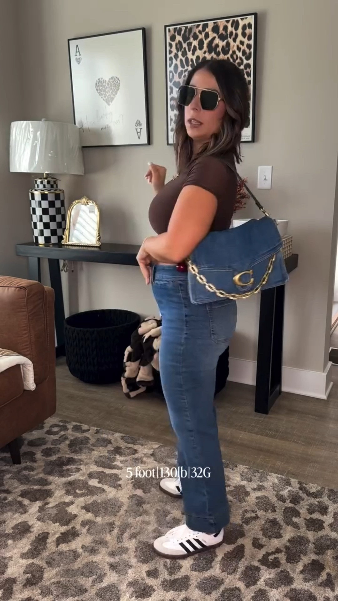 Petite friendly jeans that are affordable, on trend and fit my 5’ frame so well. They look so good paired with this dark brown shirt and neutral sneakers for the cutest casual fall look. My exact purse is sold out, so I am linking another option as well.

#LTKPetite #LTKMidsize #LTKSeasonal