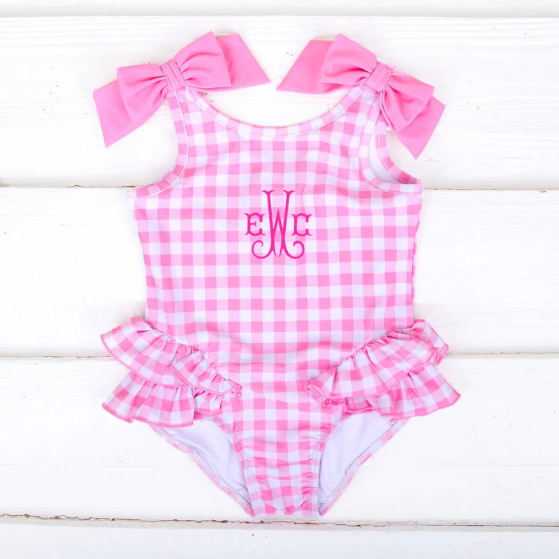 Capri One Piece Swimsuit Pink | Classic Whimsy