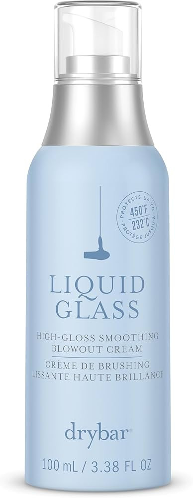 Drybar Liquid Glass High-Gloss Smoothing Blowout Cream | Reduces Frizz, Smooths Hair, Enhances Sh... | Amazon (US)