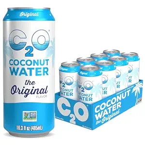 C2O - Coconut Water, The Original Flavor (8 Pack) - Made with Fresh Coconut Water - Plant Based -... | Amazon (US)