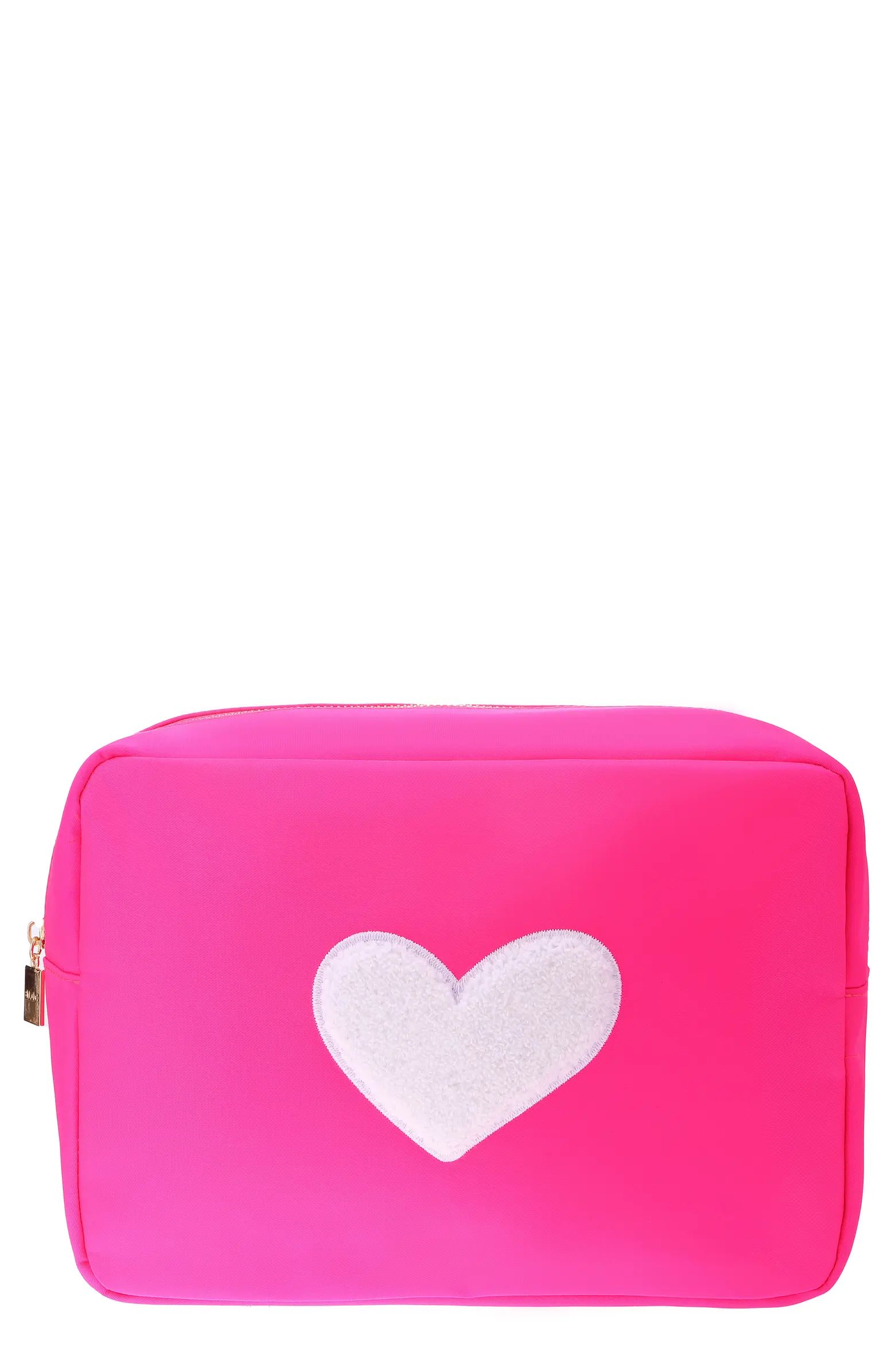 XL Heart Cosmetics Bag | Nordstrom