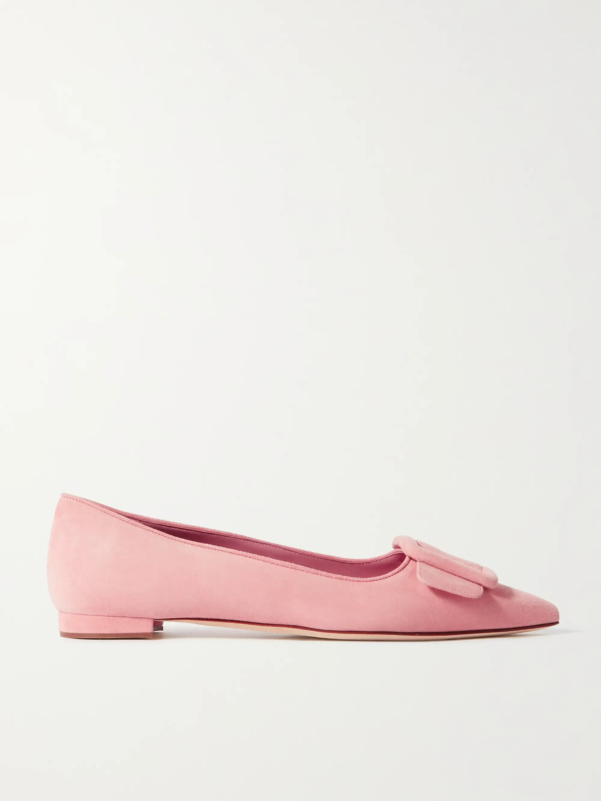 Maysale suede point-toe flats | NET-A-PORTER (US)