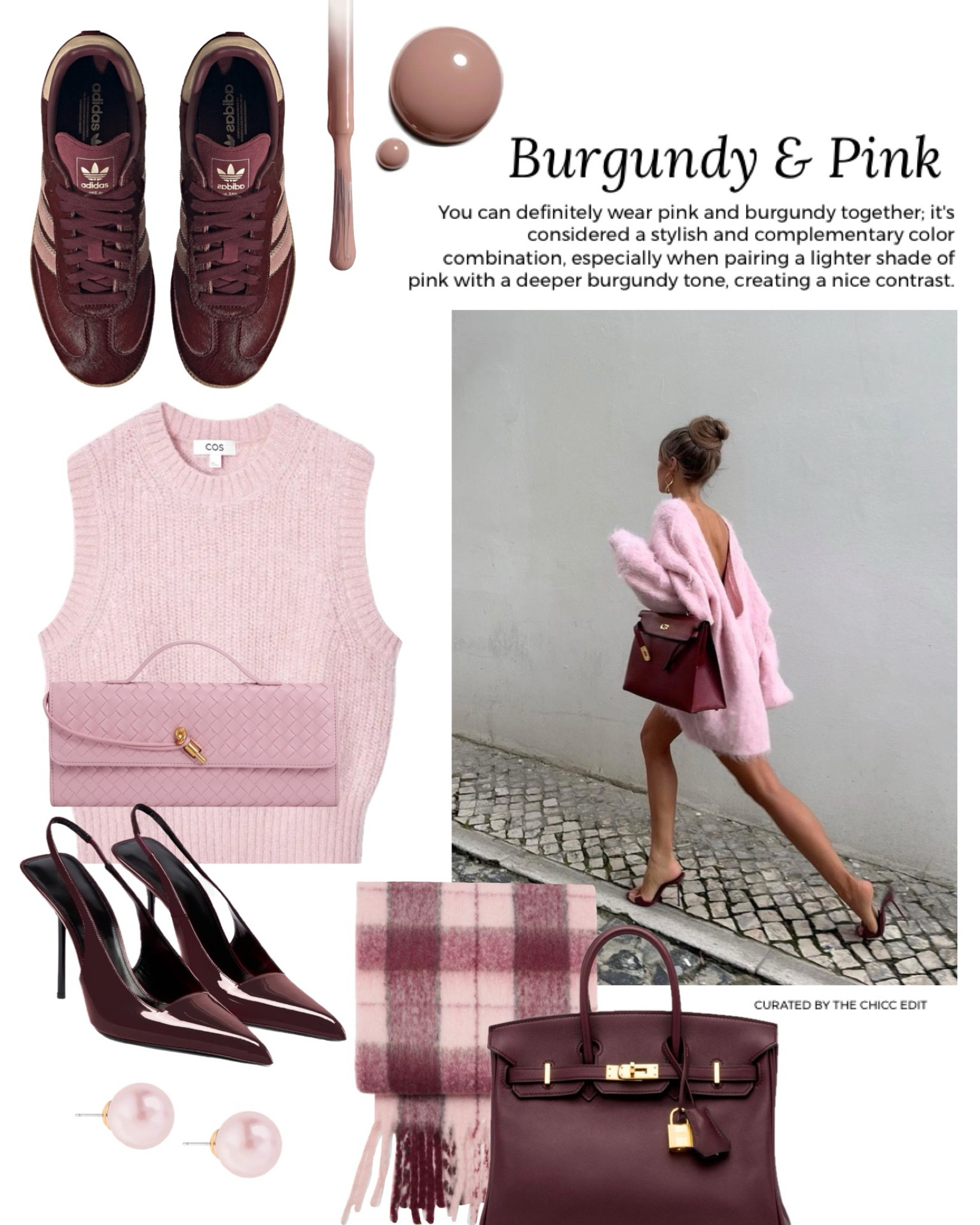 Burgundy & pink edit ✍🏻 

𝐻𝒾𝒾𝒾, 𝓁𝑜𝓋𝑒𝓁𝓎! 𝐹𝑜𝓁𝓁𝑜𝓌 𝓂𝓎 𝓈𝒽𝑜𝓅, 𝒶𝓃𝒹 𝑔𝑒𝓉 𝓂𝓎 𝑒𝓍𝒸𝓁𝓊𝓈𝒾𝓋𝑒 𝒶𝓅𝓅-𝑜𝓃𝓁𝓎 𝒸𝑜𝓃𝓉𝑒𝓃𝓉! 𝒮𝑜 𝑔𝓁𝒶𝒹 𝓎𝑜𝓊'𝓇𝑒 𝒽𝑒𝓇𝑒. 

chic, aesthetic, trending, stylish, minimalist style, affordable, home, decor, interior design, beauty, ootd, dupe, look for less, y2k, Amazon, Amazon fashion, Amazon finds, Amazon home, Amazon style, holiday, seasonal, decor, decorations, winter fashion, winter style, family photos, winter outfit, winter home, Valentine’s Day, heart spring, spring fashion, spring style, spring outfit, spring home #burgundy #pink #sneakers #bag #valentinesday pearl earrings sweater dress bottega veneta bag dupe Ysl heels dupe adidas samba blazer workwear belt mules velvet scarf cardigan nail polish coat tweed blazer Galentine’s day ski socks open toe 

#LTKItBag #LTKShoeCrush #LTKStyleTip