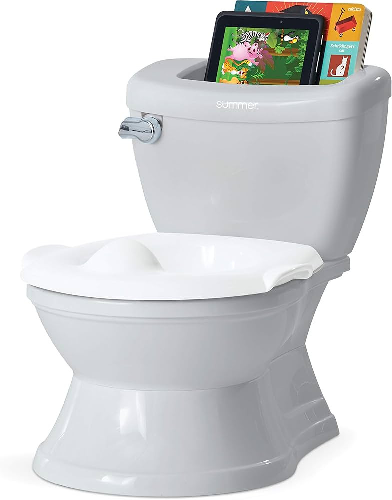 Summer My Size Potty with Transition Ring & Storage, Grey - Realistic Potty Training Toilet - Fea... | Amazon (US)