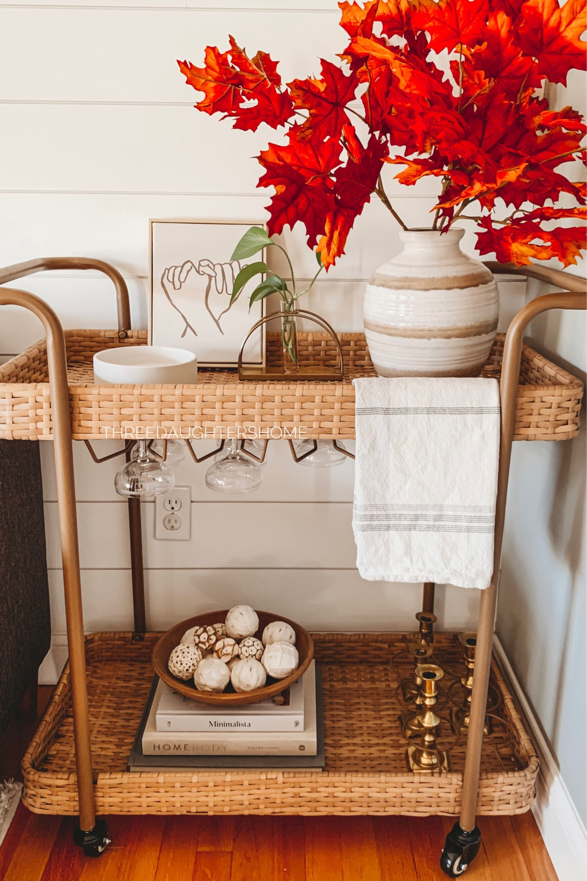 Loving a fall styled bar cart! This one was a clearance find, but I’ve linked some similar! Such a fun piece to style and then pull out with actual drinks when company comes!



bar cart, fall decor, living room, sitting room, bowl filler, wall art, patio bar

#LTKstyletip #LTKhome #LTKsalealert