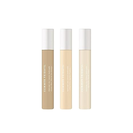 Summer Fridays Fragrance Trio Roll On Perfume Oils for Women and Men - Mood Lifting, Long Lasting... | Amazon (US)