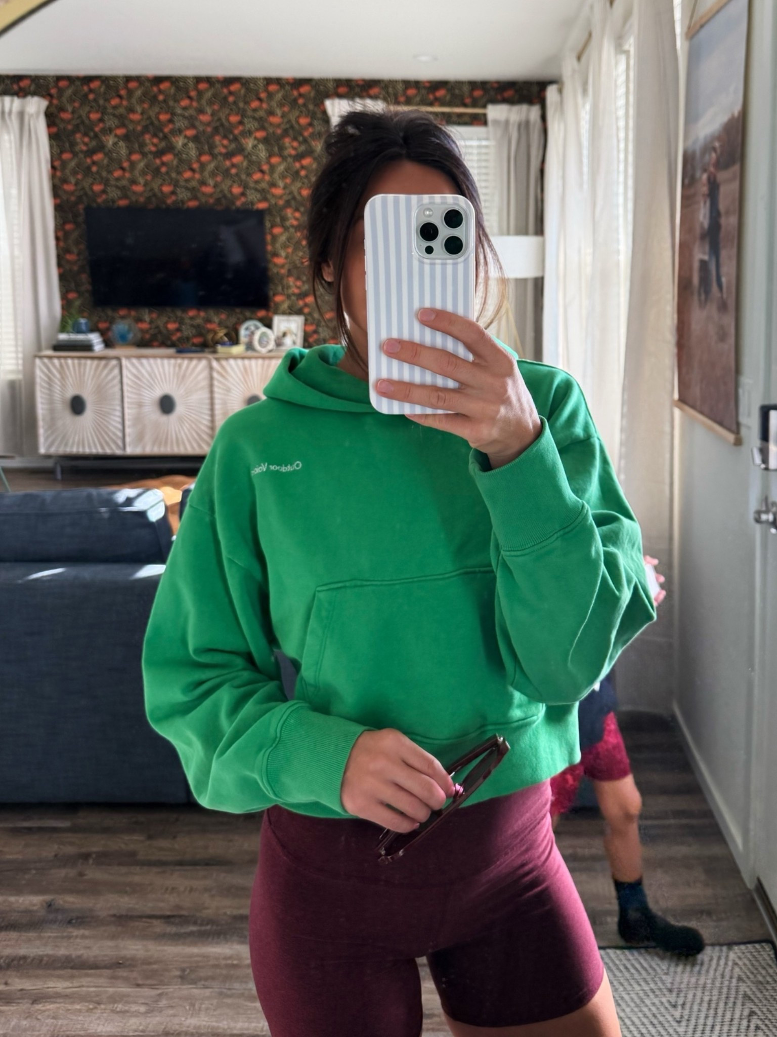 OOTD to school drop off. I have this green sweatshirt and sweatpants from outdoor voices in size small. I cannot wait to get my hands on another color

#LTKActive #LTKmorningroutine #LTKfitnessgoals