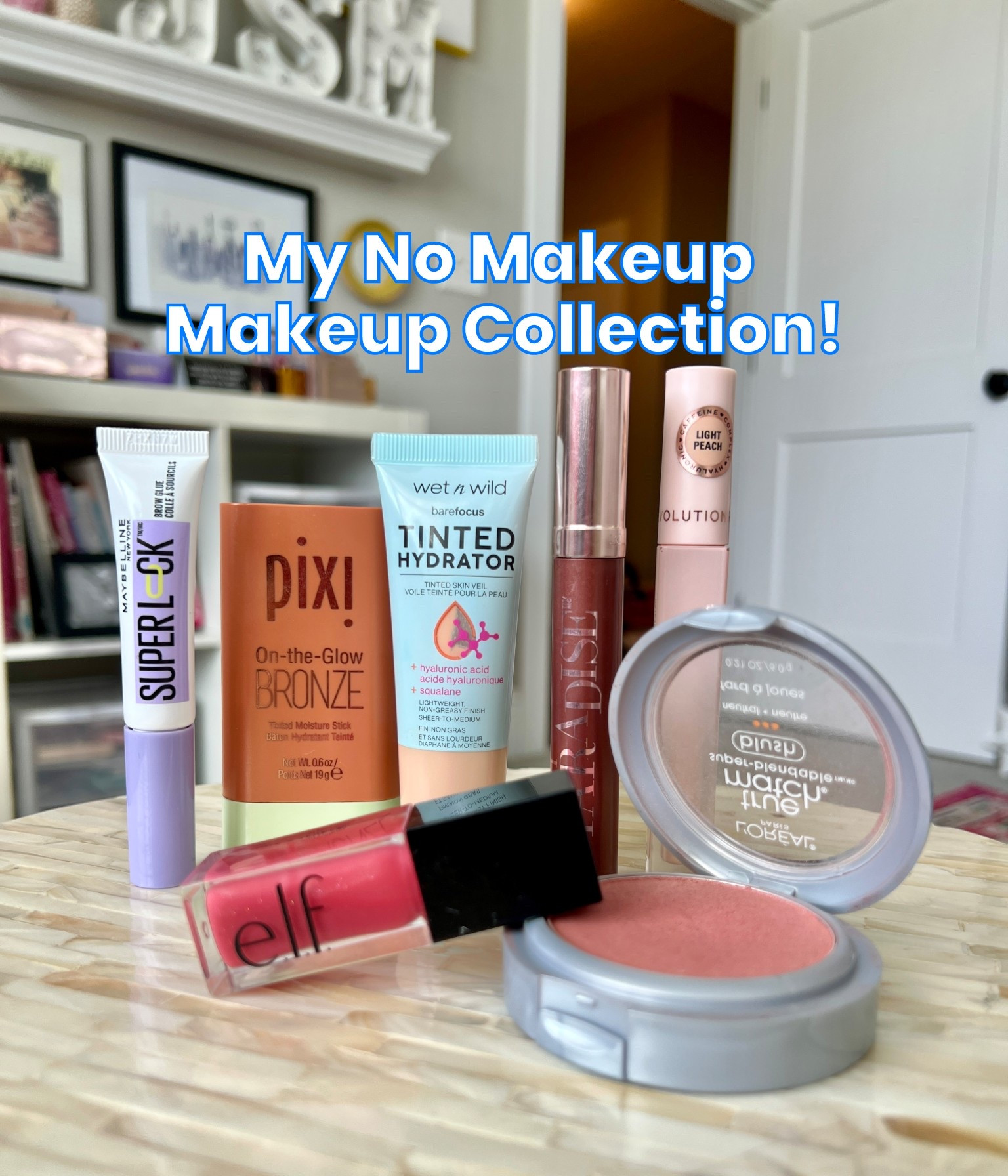 My NO MAKEUP MAKEUP collection of products. All drugstore too! // shades : light medium in skin tint, rich glow in bronzing stick, rose envy in gloss, and apricot kiss in blush

#LTKFindsUnder50 #LTKBeauty #LTKOver40