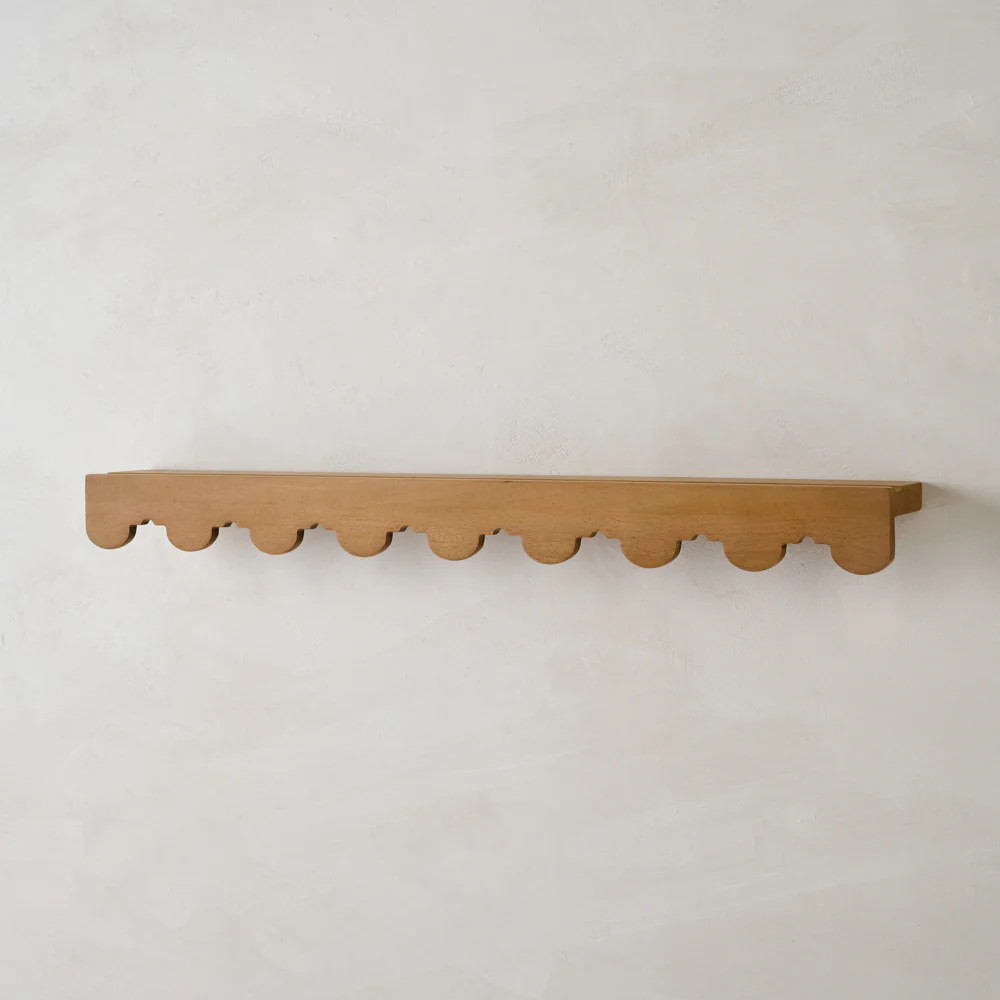 Linnea Antiqued Wood Picture Ledge | Magnolia