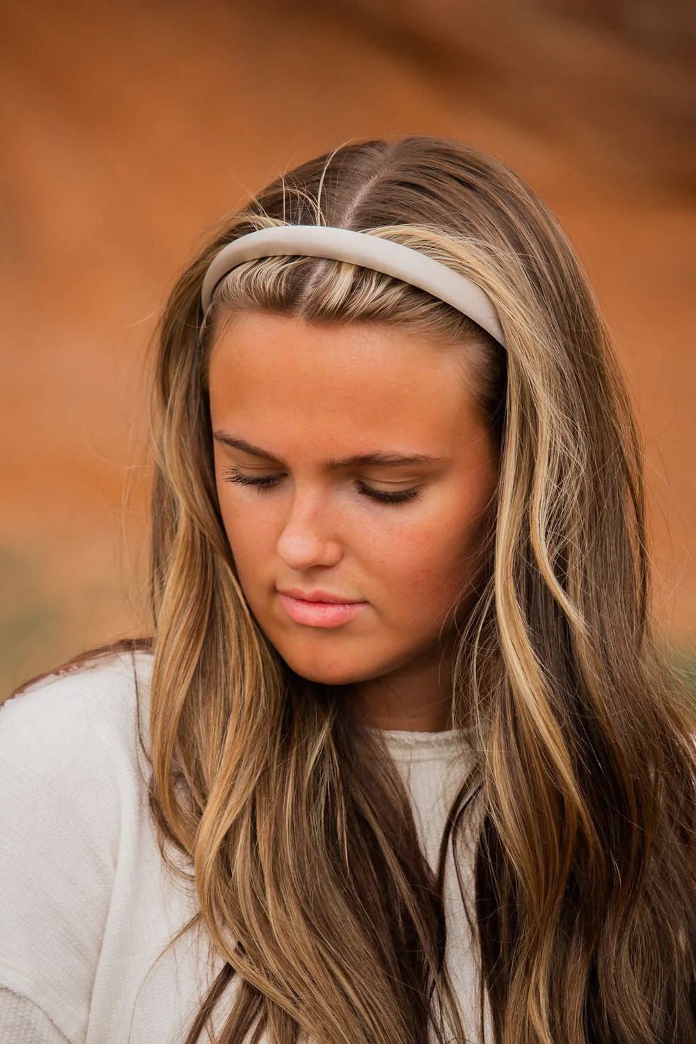 Thin Satin Headband | Shop Andi