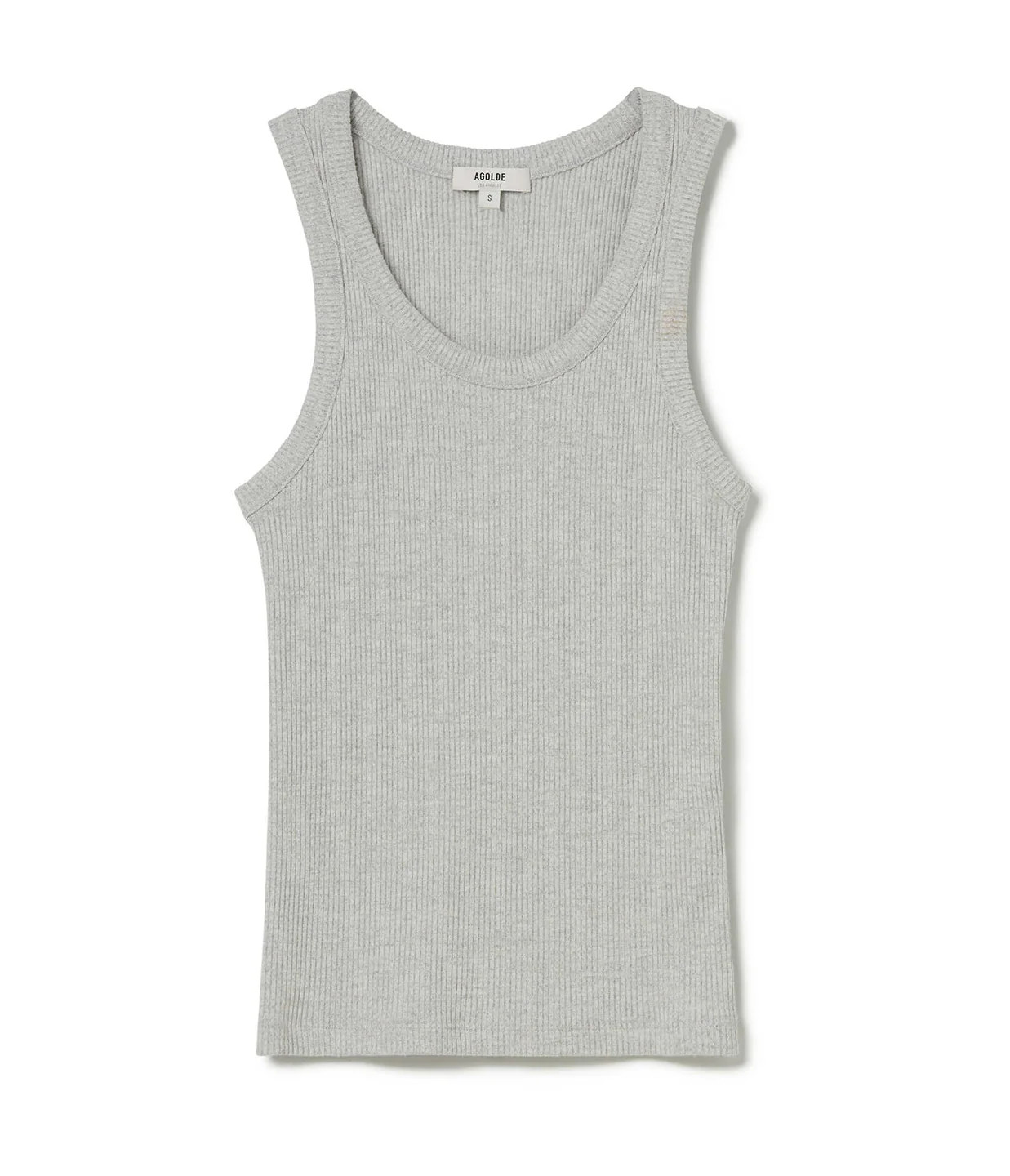Poppy Scoop Neck Tank in Heather Grey | Mode Sportif