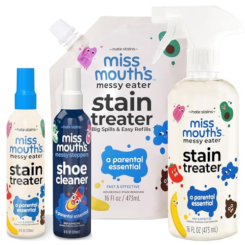 Miss Mouth's Messy Eater Stain Treater and Messy Steppers Essentials Kit | Amazon (US)