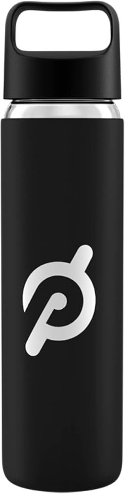 Peloton Glass Water Bottle | 16 oz. Bottle With Nonslip Silicone Sleeve, Easy-Screw Top Opening, ... | Amazon (US)