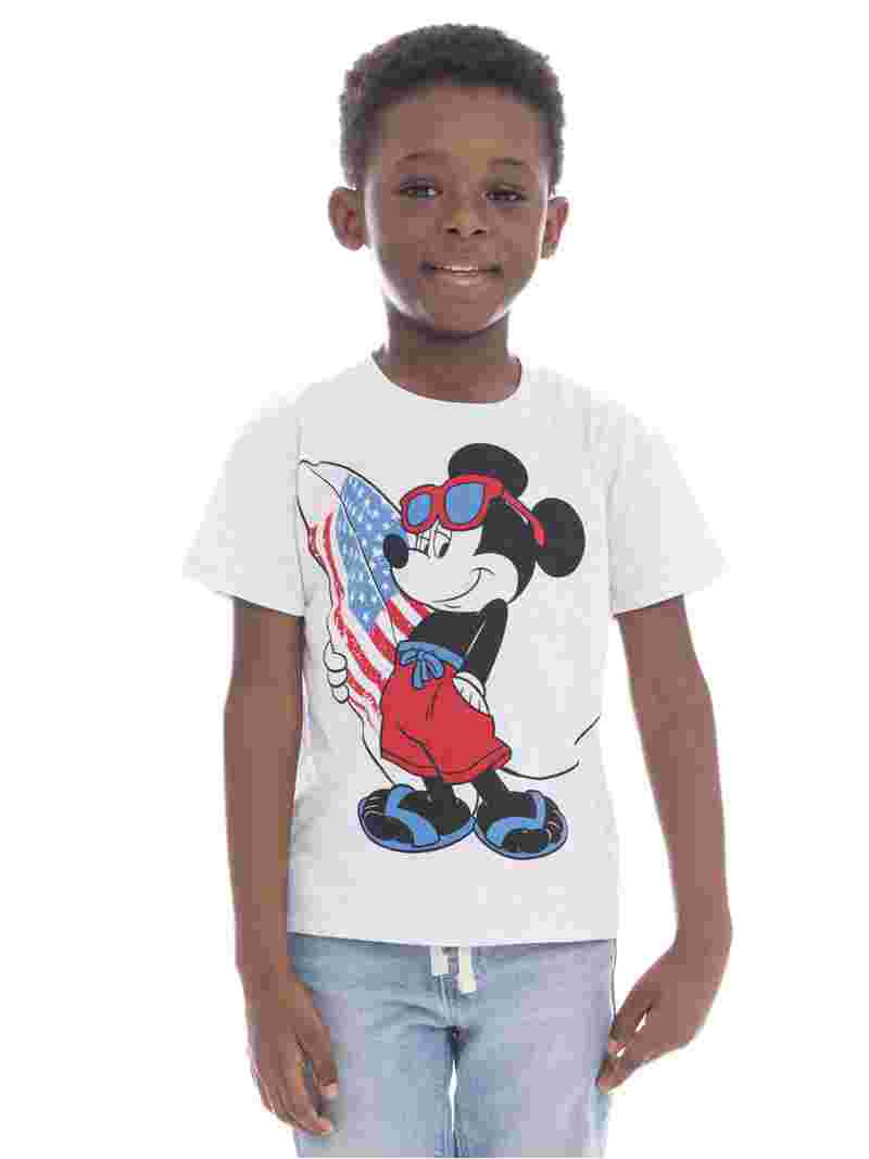 Mickey Mouse Toddler Boys Graphic Americana Crewneck Tee with Short Sleeves, Sizes 12M-5T | Walmart (US)