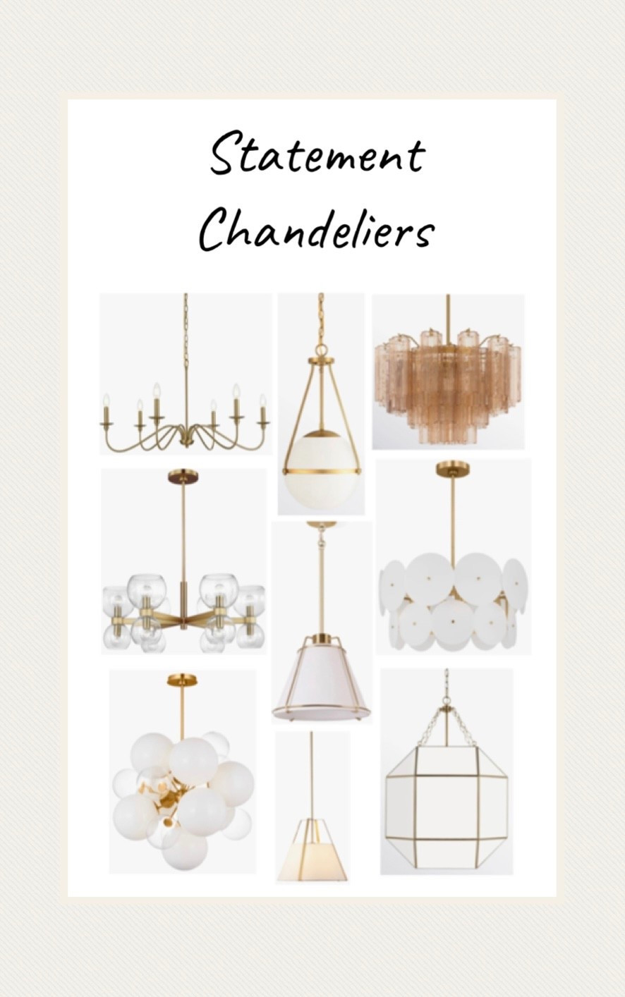 Gorgeous statement good light fixtures 

#chandelier #light 

#LTKSeasonal #LTKHome