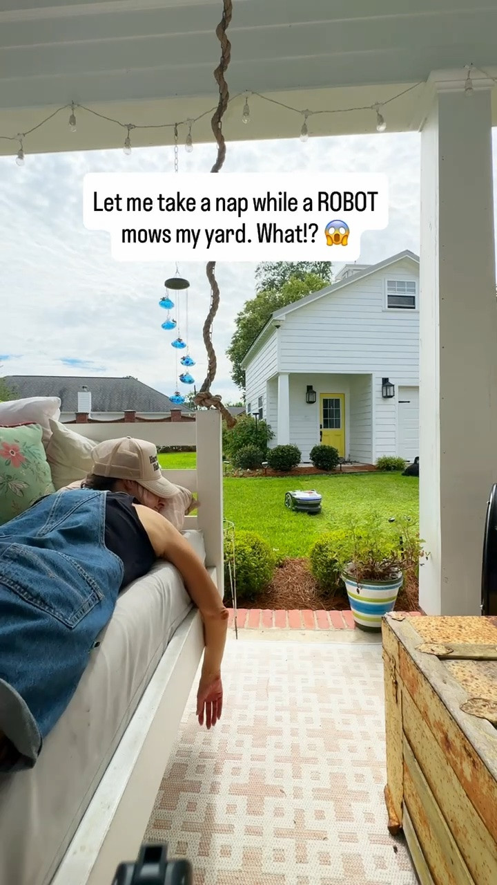 You might disagree with me but it is possible to take a nap and now your lawn at the same time! 

Amazon, Amazon finds, home finds, home essentials, outdoor living, backyard, backyard essentials, wire free lawn mower, robotic lawn mower

#LTKOver40 #LTKSeasonal #LTKHome