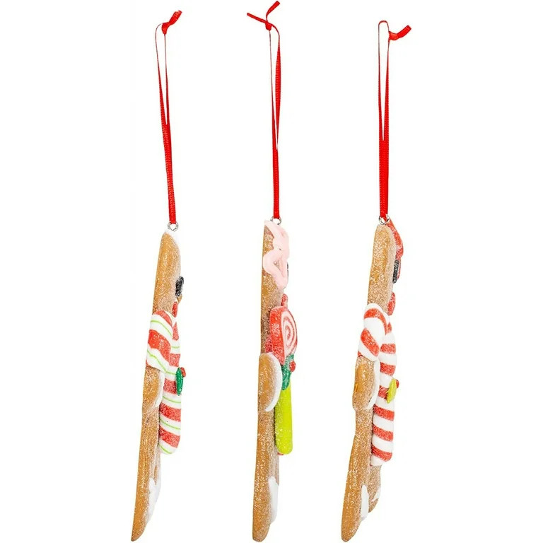 Gingerbread Man Ornament Set of 3 | Walmart (US)