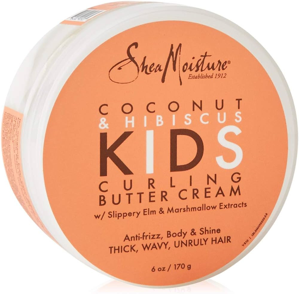 SheaMoisture Kids Curl Cream for Curl Definition, Coconut & Hibiscus Styling Cream to Moisturize ... | Amazon (US)
