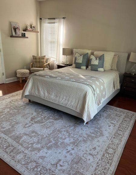 Neutral Bedroom Links — blue pillows are from T.J. Maxx 

*linked similar bed frame & shelves*



#LTKhome