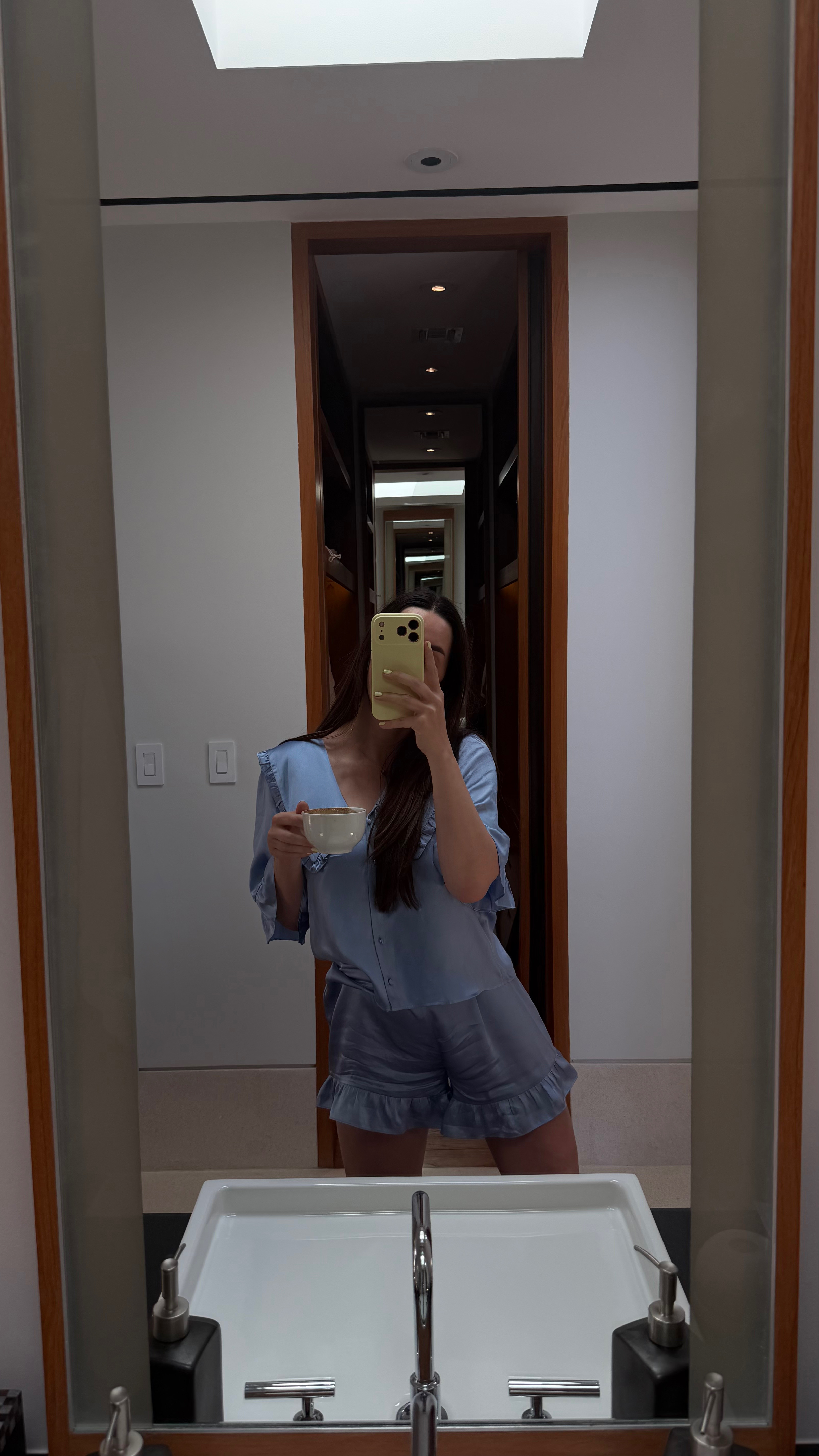 French blue and cozy 💙 

 #LTKgrwm #LTKootd