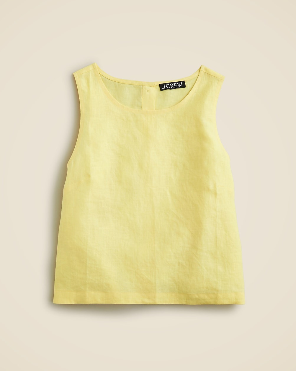 Maxine button-back top in linen | J. Crew US