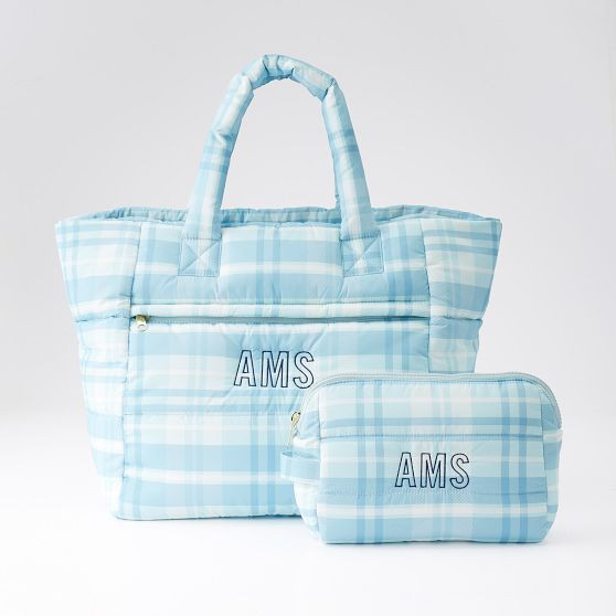 Lightweight Packable Puffer Tote and Pouch Gift Set | Mark and Graham