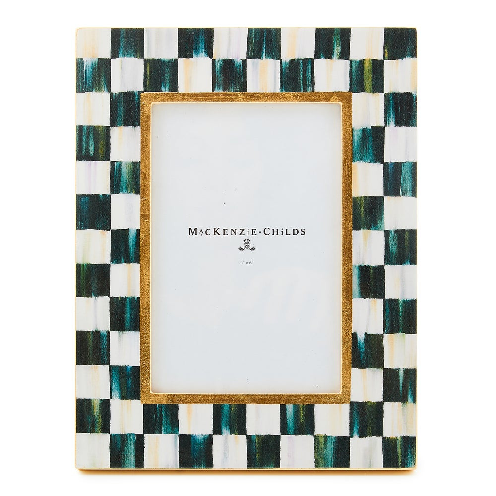 Courtly Check Lacquer 4" x 6" Frame | MacKenzie-Childs
