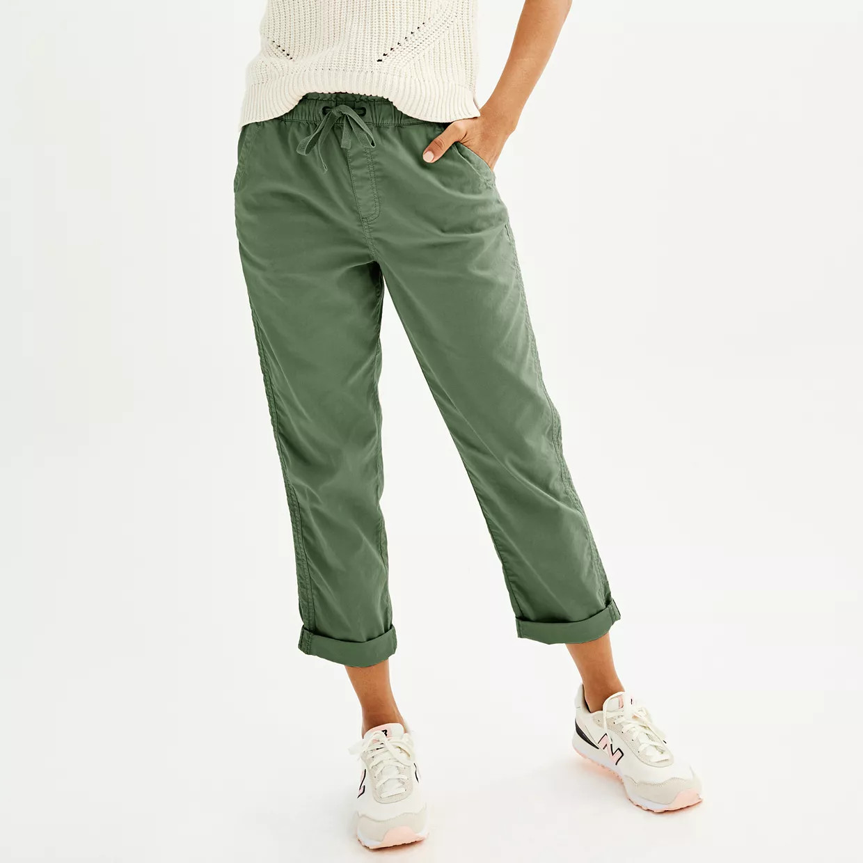 Women's Sonoma Goods For Life® Easy Paper Bag Waist Capri | Kohl's