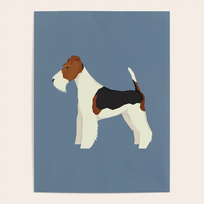 Fox Terrier Poster | Society6