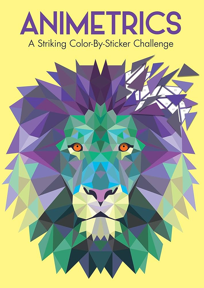 Animetrics: A Striking Color-By-Sticker Challenge | Amazon (US)