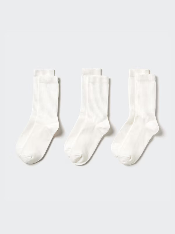 Ribbed Socks | 3 Pairs | UNIQLO (US)