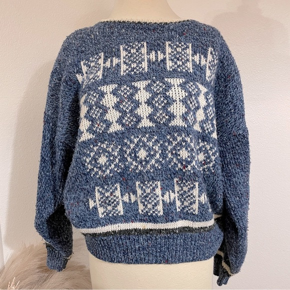Liz Wear | Vintage 80s Southwest Cropped Sweater | Poshmark