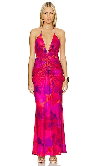 Arquette Dress in Sangria Print | Revolve Clothing (Global)