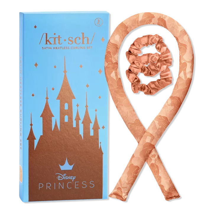 Disney x Kitsch Princess Party Satin Heatless Curling Set | Ulta