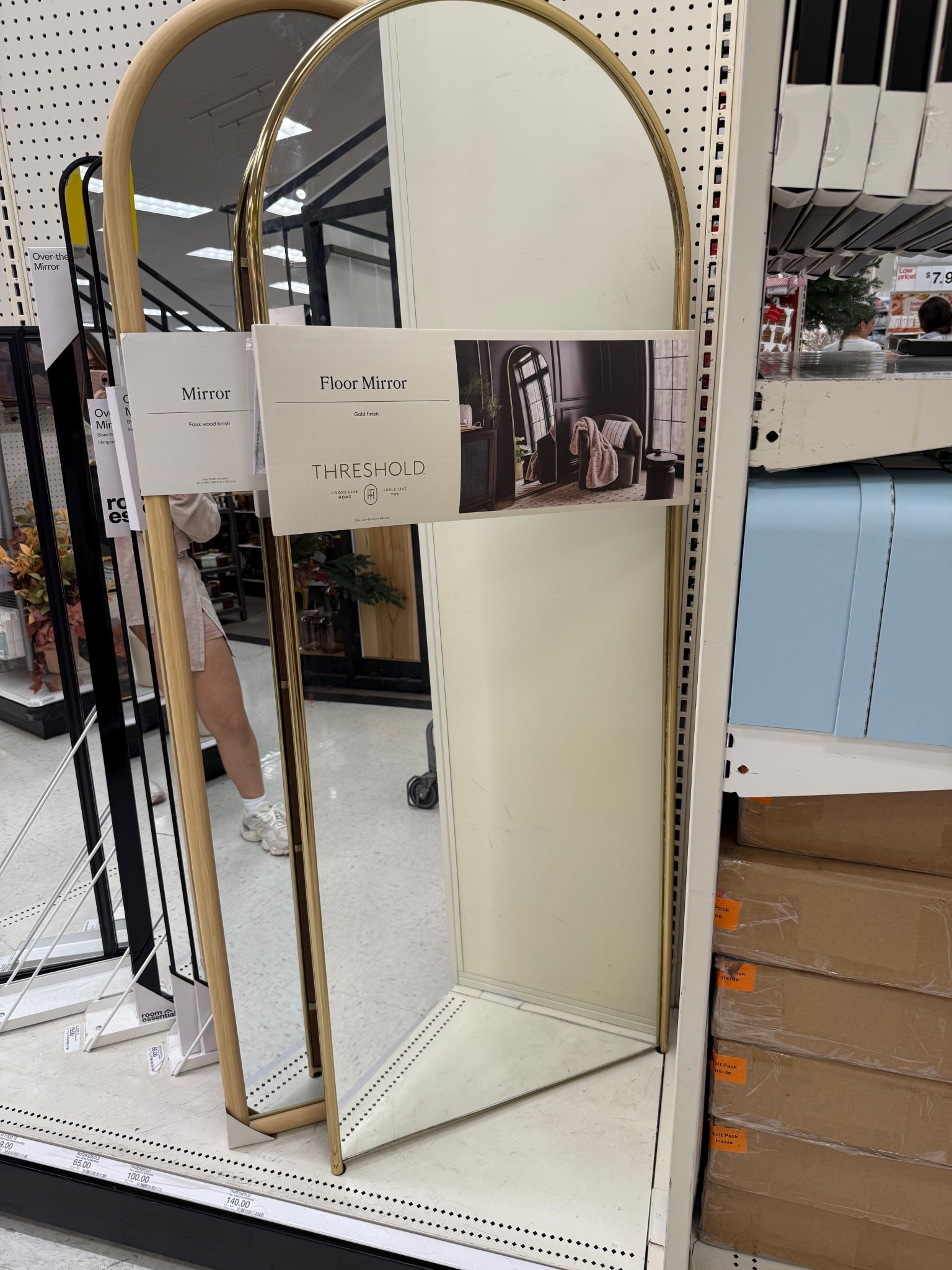 The floor mirror is gorgeous! 