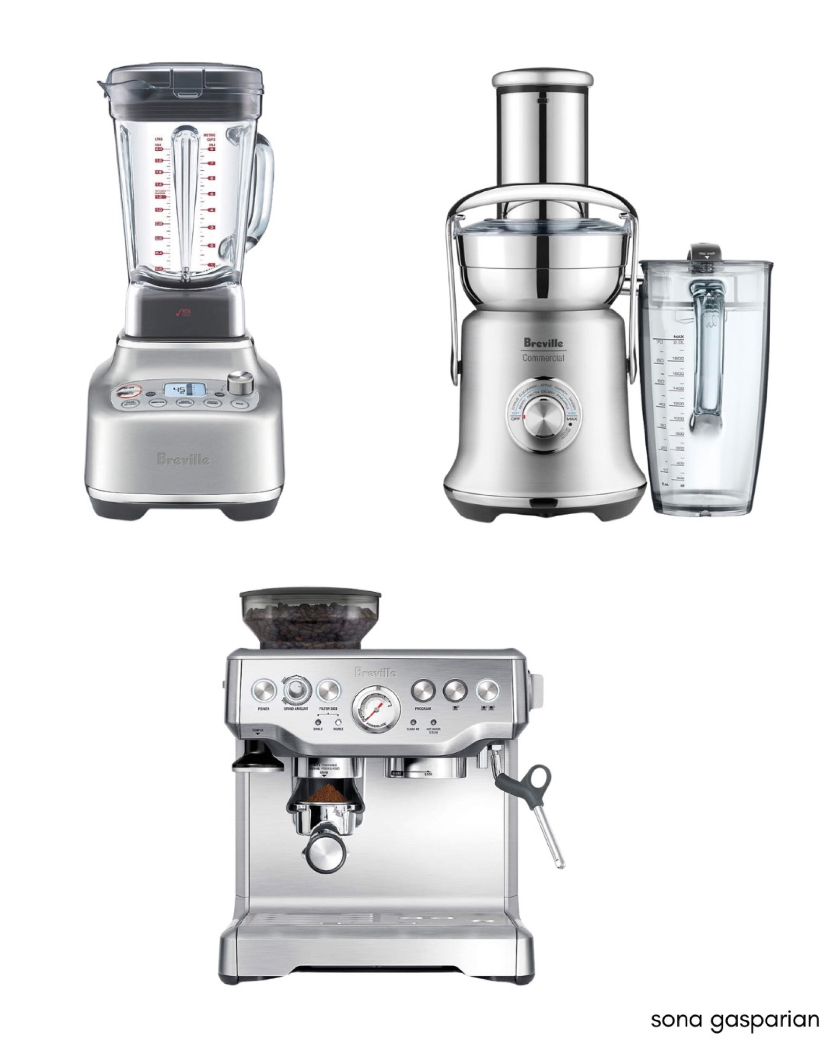 My everyday kitchen appliances from Breville! I have the blended, espresso machine, & juicer

#LTKstyletip #LTKbeauty #LTKhome