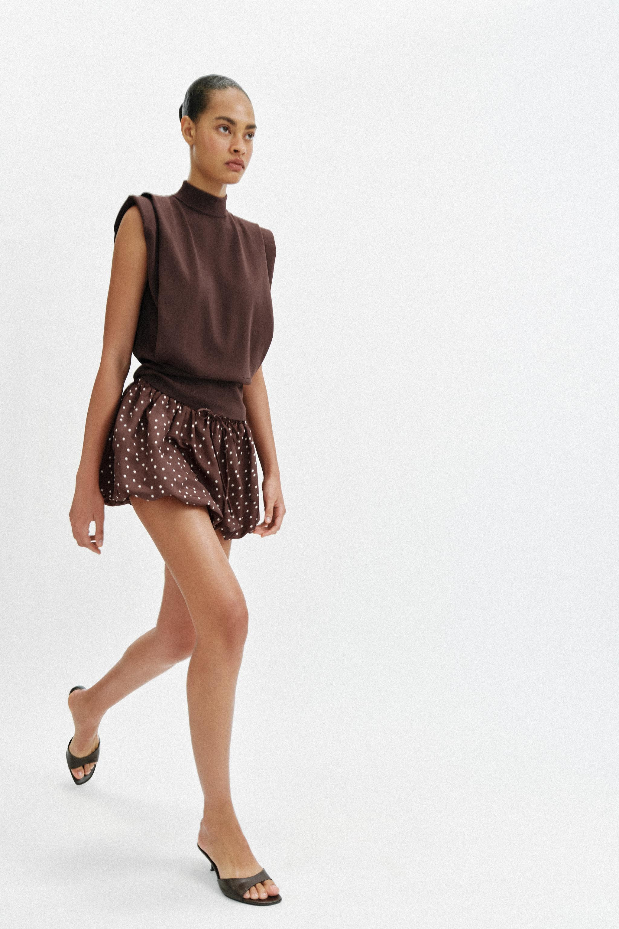 POLKA DOT BALLOON SKORT | Zara US