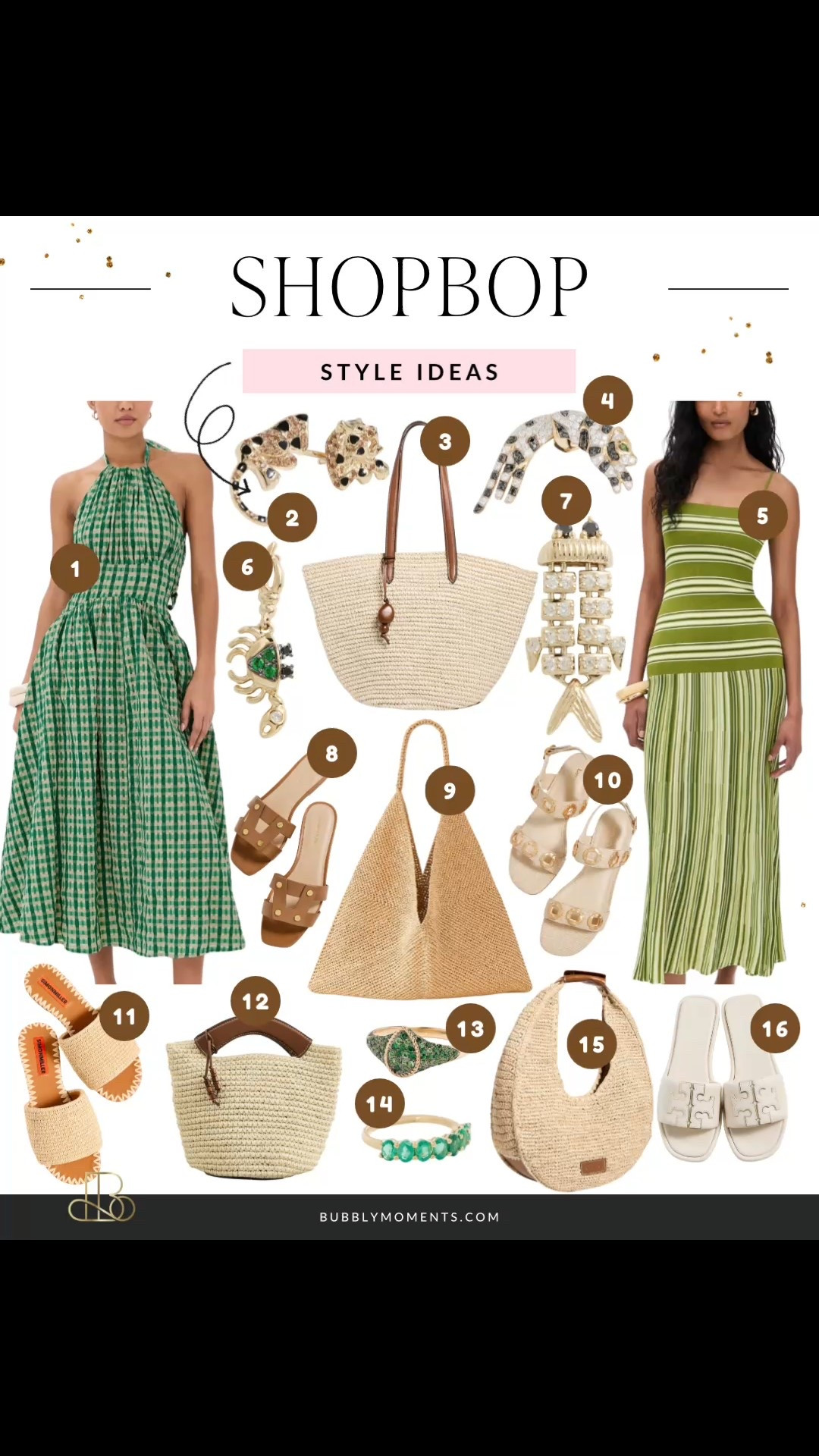 Effortless, chic, and easy to wear 🌿
This edit is all about polished everyday style—breezy dresses, woven textures, statement accessories, and comfortable shoes that work for travel days, brunch dates, casual events, and dressed-up everyday looks.

If you love natural textures, green tones, neutral accessories, and outfits that feel stylish without trying too hard, this collage is a must-save. These are versatile pieces that mix beautifully, travel well, and elevate your look wherever you’re headed.

Tap to shop all the finds ✨
Save this for outfit ideas, wardrobe refresh inspiration, and effortless chic styling.

#LTKFinds #LTKStyle #LTKDiscover #ShopLTK #LTKFashion #EverydayStyle #ChicOutfits #TravelOutfits #EffortlessStyle #NeutralStyle #GreenOutfits #WovenBags #StatementAccessories #OutfitIdeas #StyleInspo #CapsuleWardrobe #LTKMustHaves #FashionInspo #WearOnRepeat #ClassicMeetsModern

#LTKgrwm #LTKootd #LTKSeasonal