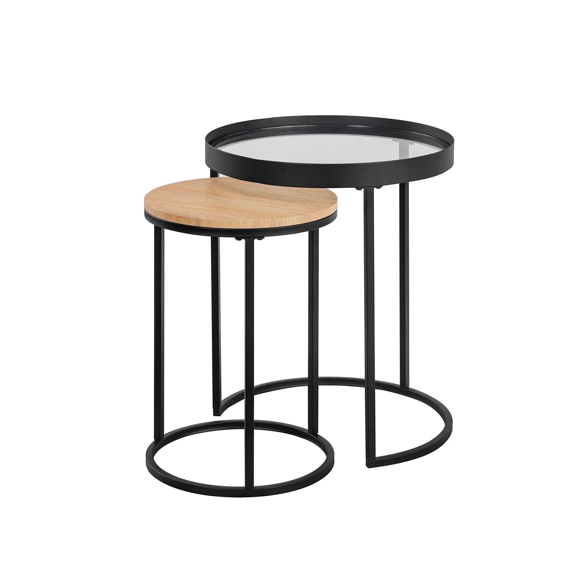 Swick 21.63'' Tall Tray Top Frame Nesting Tables | Wayfair North America