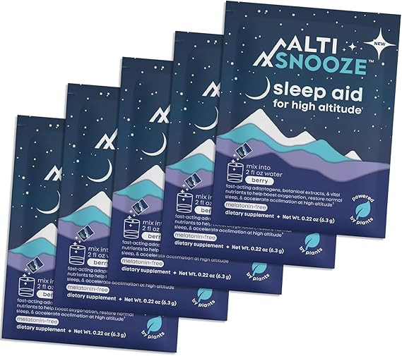 Sleep Aid + Altitude Sickness Prevention & Hydration | Oxygen-Boosting Formula with Cordyceps, Ho... | Amazon (US)