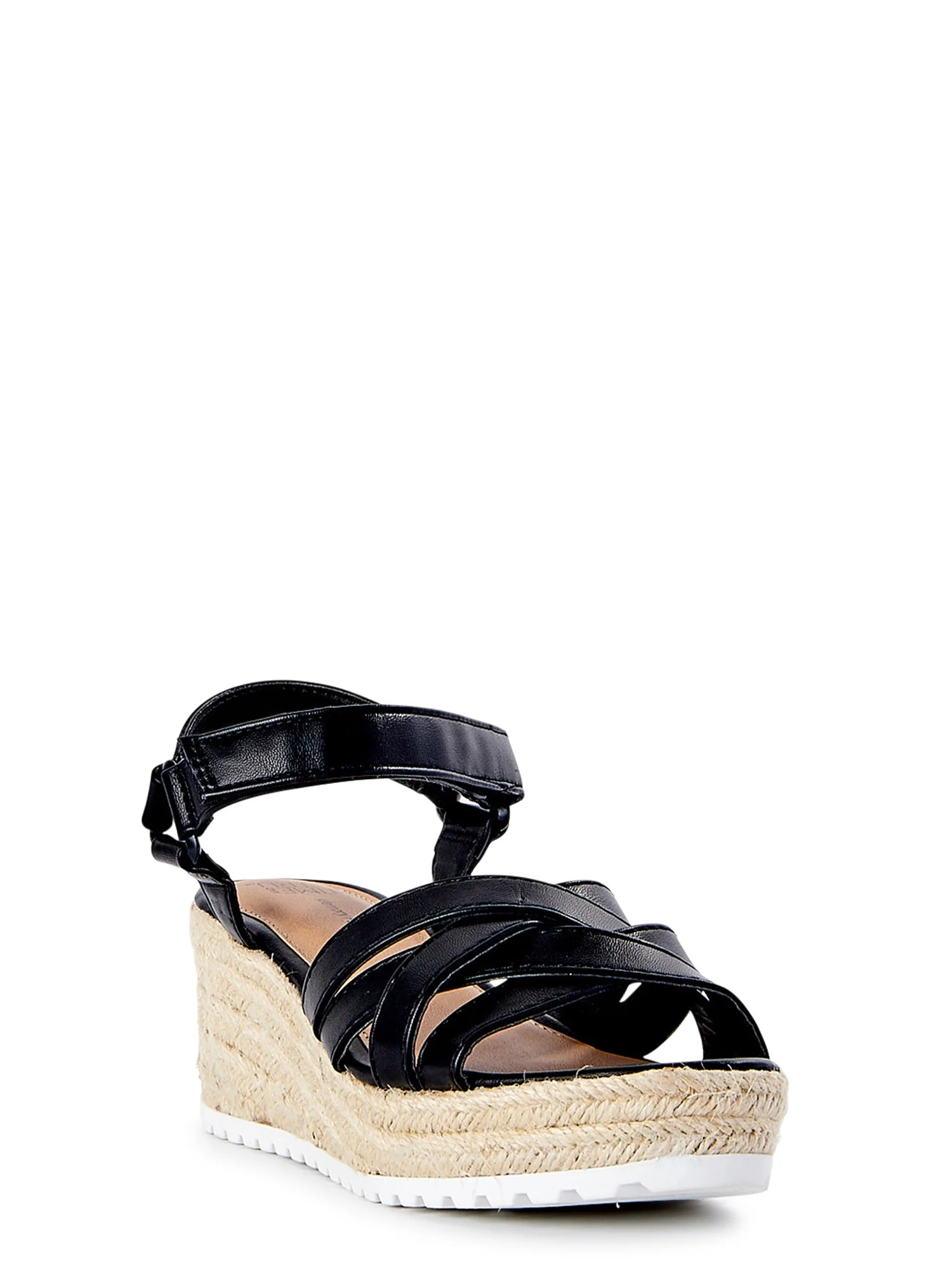 Time and Tru Women's Demi Wedge Sandals - Walmart.com | Walmart (US)
