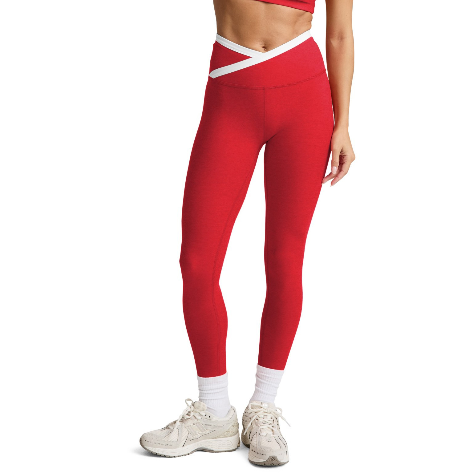 Beyond Yoga Women's Spacedye Outlines High-Waist Midi Leggings  Red XL | REI