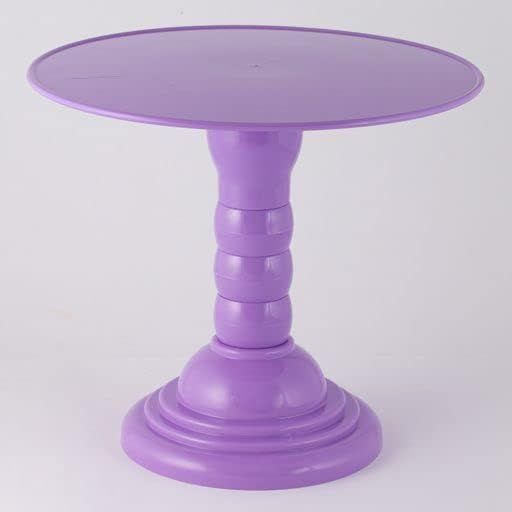 GRUPO MIRANDINHA Plastic Round Adjustable Cake Stand Cupcake Stand Candy Stand 4 Heights (Lilac) | Amazon (US)