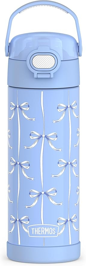 THERMOS FUNTAINER Water Bottle with Spout, 16oz, Blue Bows | Amazon (US)