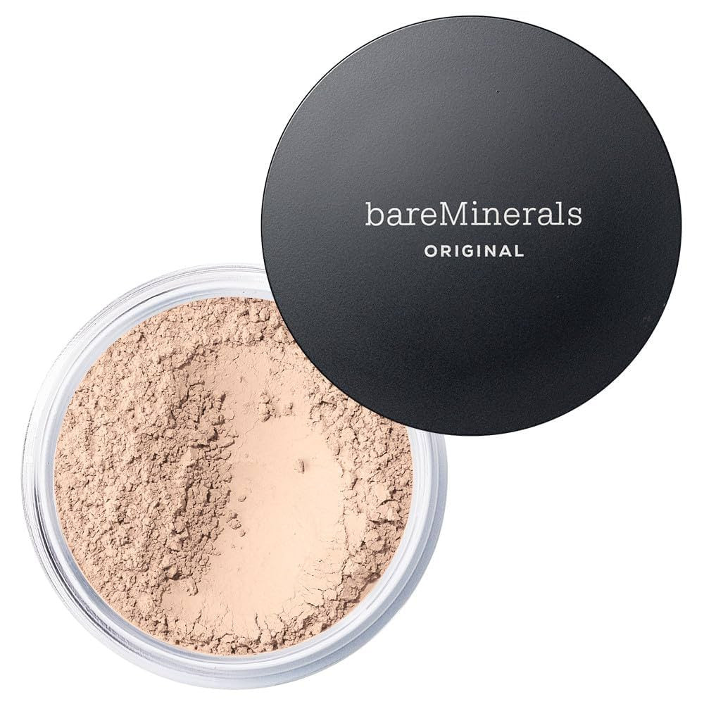 bareMinerals Original Loose Powder Foundation SPF 15, Clean Mineral Powder Face Makeup, Sheer-to-... | Amazon (US)