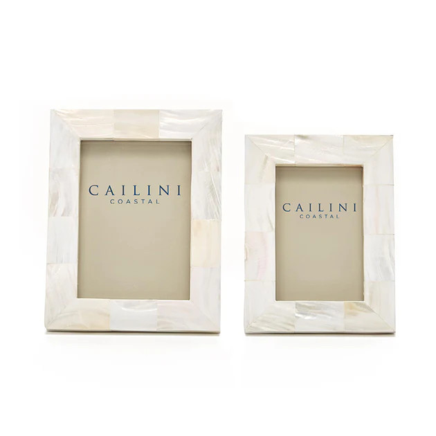Montecito Mother of Pearl Photo Frame | Cailini Coastal
