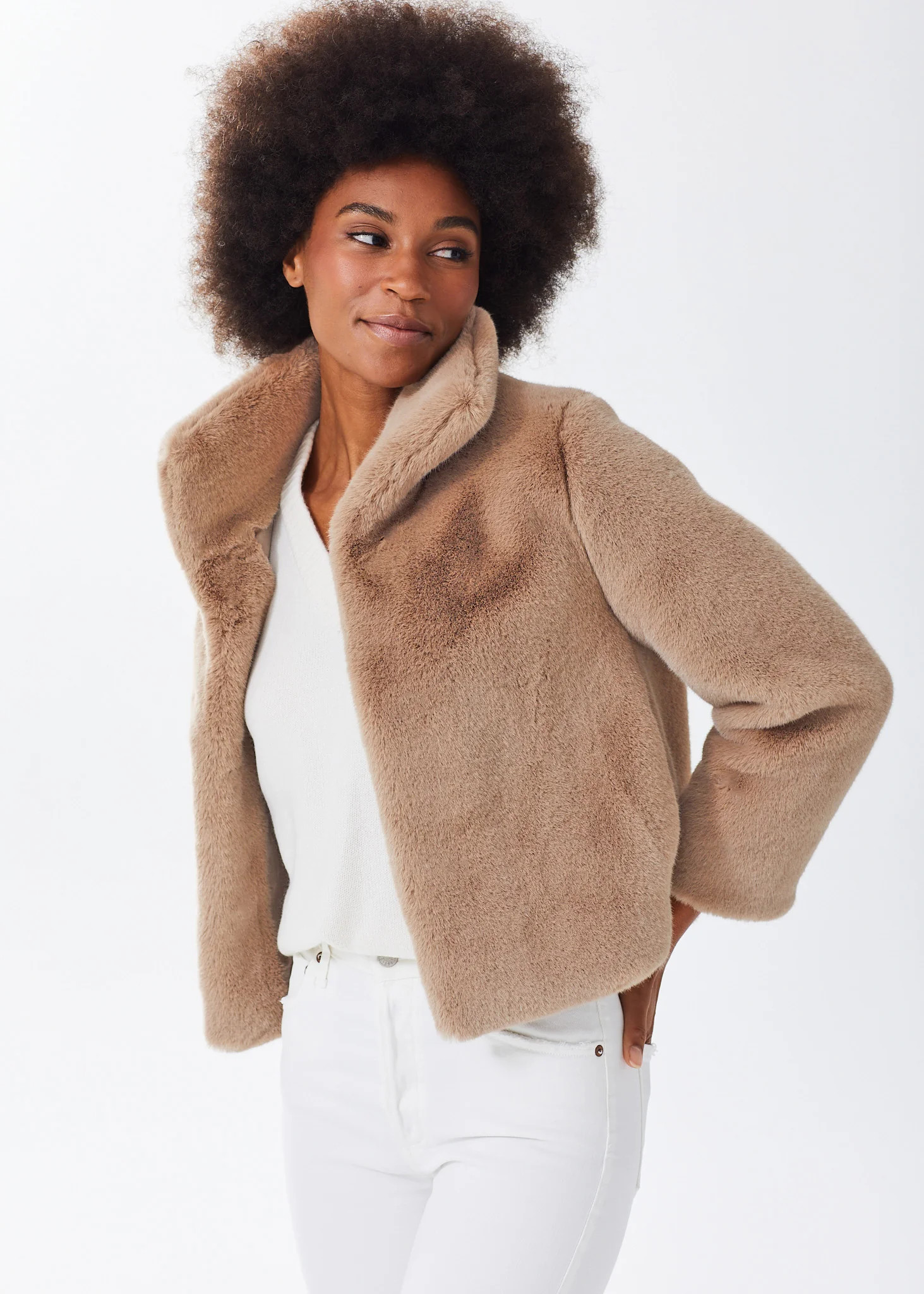 The Faux Fur Jacket | Alice Walk