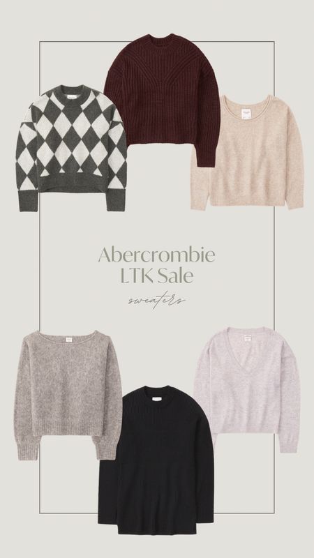 My sweater picks from the Abercrombie LTK sale! #cozysweater

#LTKfit #LTKxAF